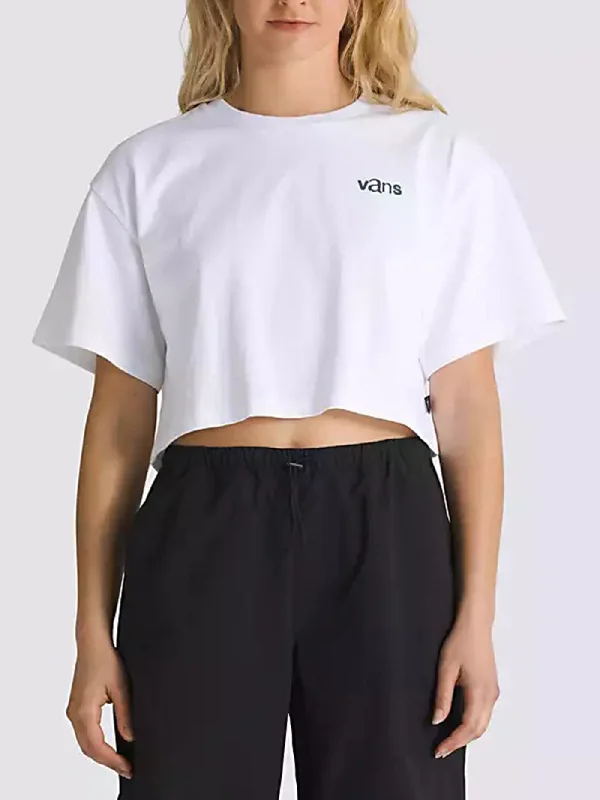 Preference Relax Short Sleeve Crop T-Shirt Casual Formal Business