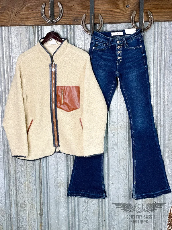 Cream Fleece Jacket Striped Jacket Polka Dot Jacket Floral Jacket