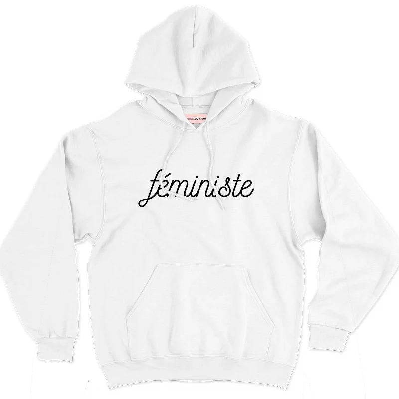 Féministe Feminist Hoodie Hoodie with Gradient Ombre Colorful