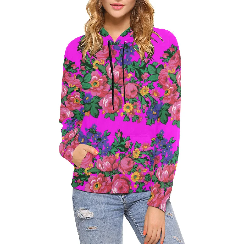 Kokum's Revenge Blush Hoodie for Women (USA Size) Hoodie with High-Low Hem Asymmetrical Trendy