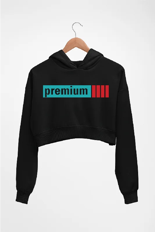 Premium Crop HOODIE FOR WOMEN Hoodie with Mesh Breathable Sporty