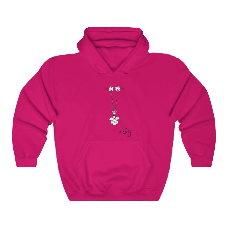 Touch Down,Unisex Heavy Blend™ Hooded Sweatshirt Hoodie with Back Slit Movement Comfort