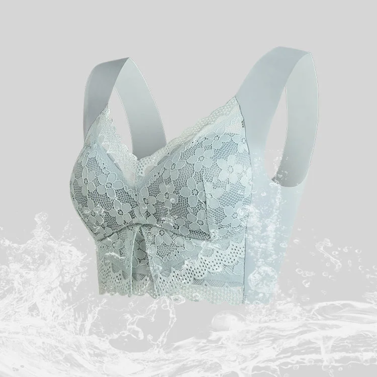 Women's Lace Wireless Slim Fit Bra Lace Back Bra