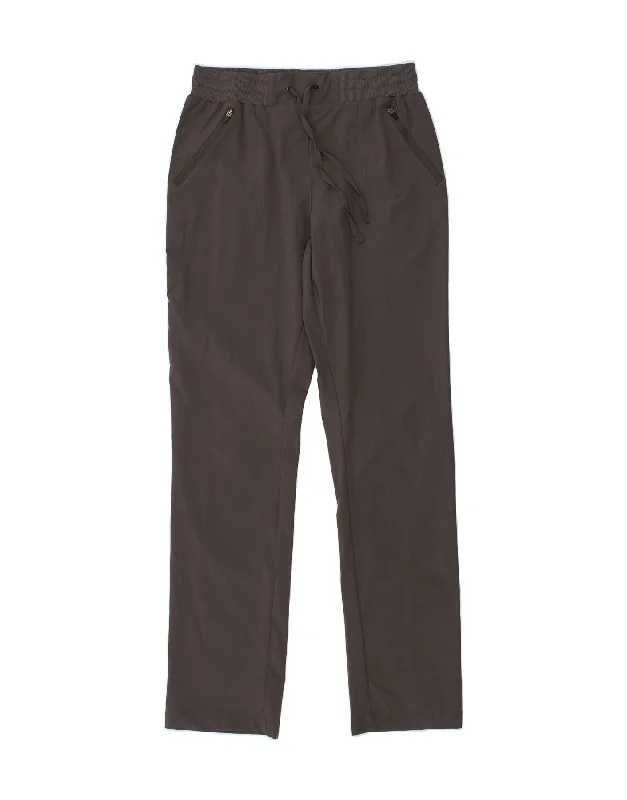 MOUNTAIN WAREHOUSE Womens Tracksuit Trousers UK 10 Small Grey Polyester Trousers Bootcut Casual