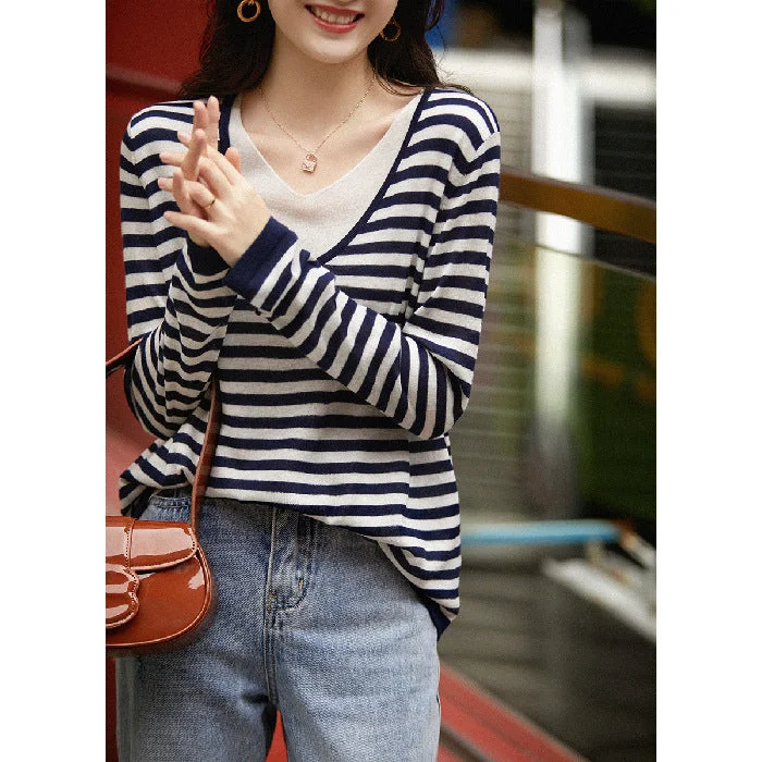 Blue and White Stripes